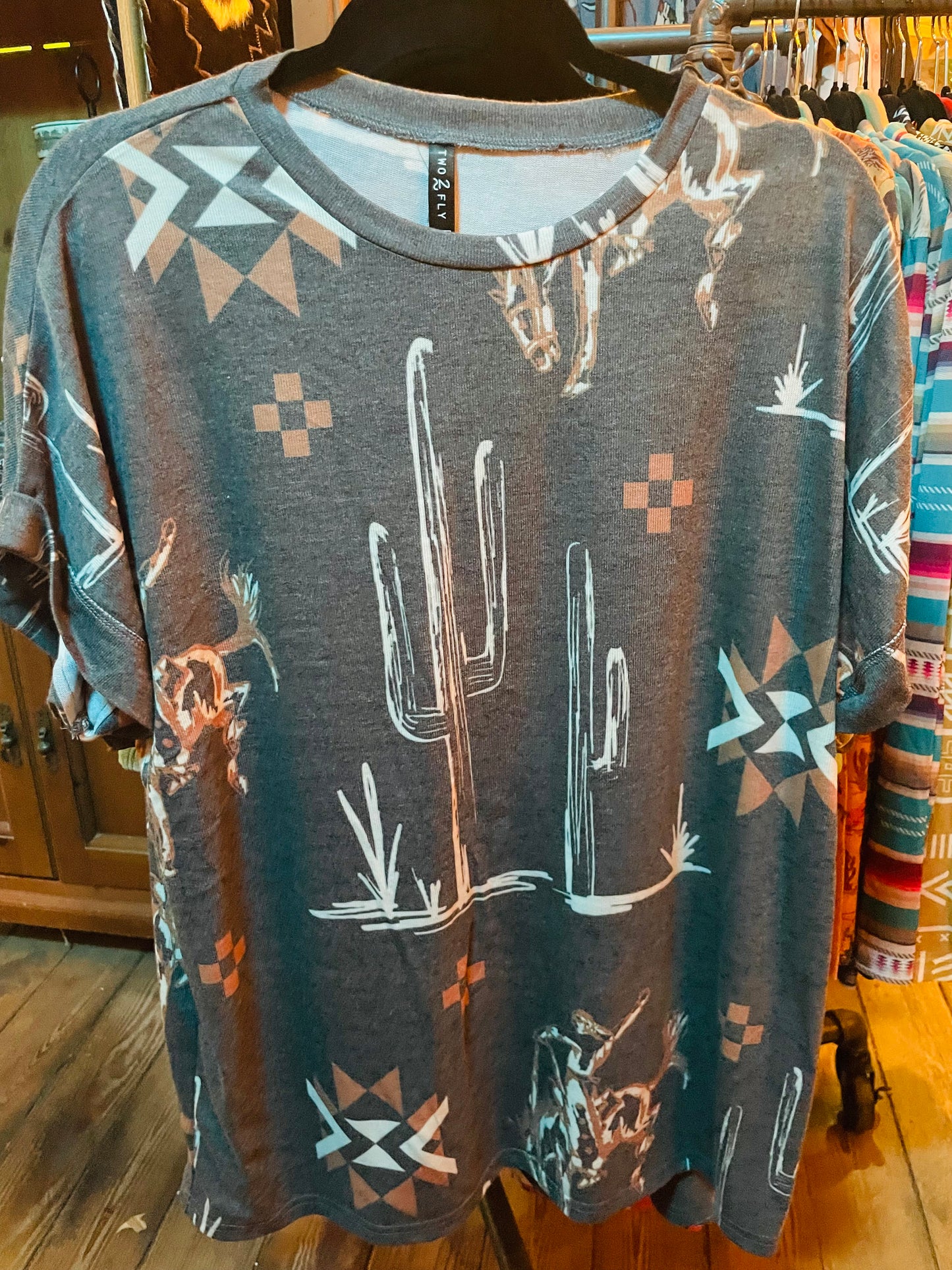 Cactus Cowgirl Top