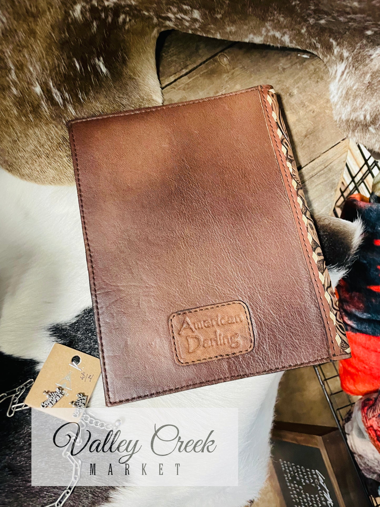 Tooled Leather Journal Case