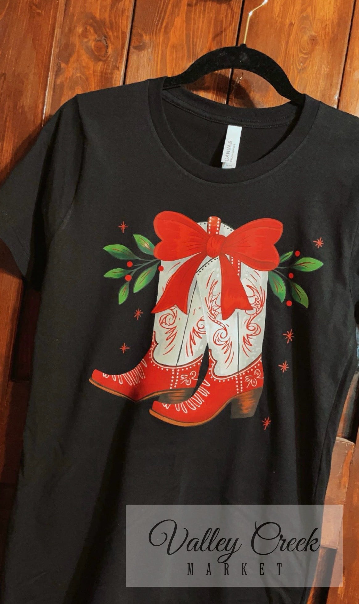 Cowgirl Christmas Graphic Tee