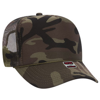 Retro Mascot Trucker Cap | Foam Front with Mesh Back | High Crown