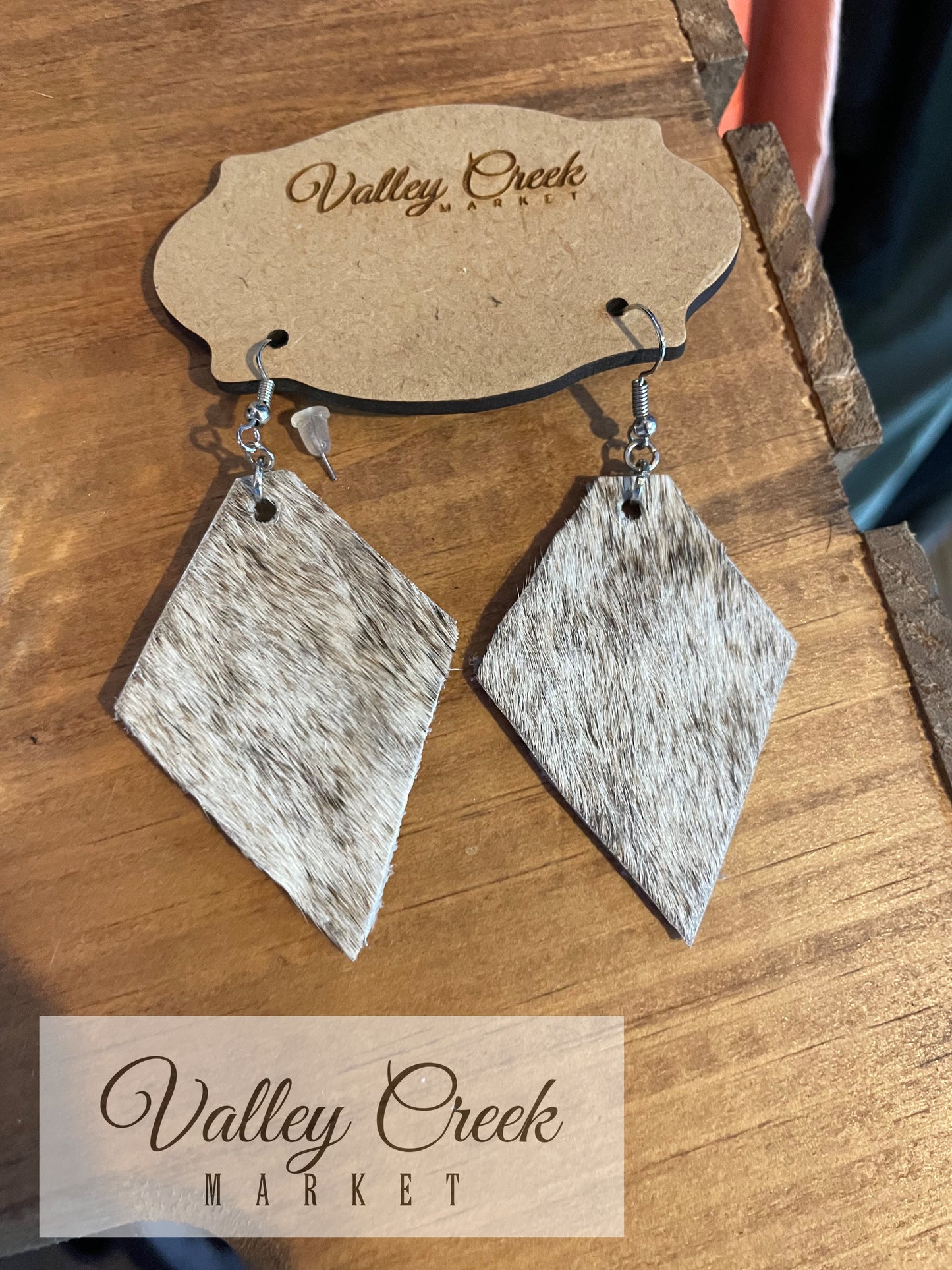 Genuine Cowhide Earrings