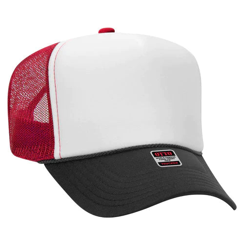 Retro Mascot Trucker Cap | Foam Front with Mesh Back | High Crown