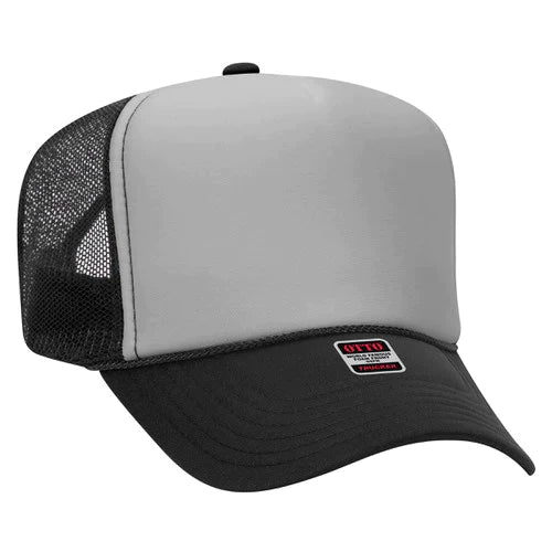 Retro Mascot Trucker Cap | Foam Front with Mesh Back | High Crown