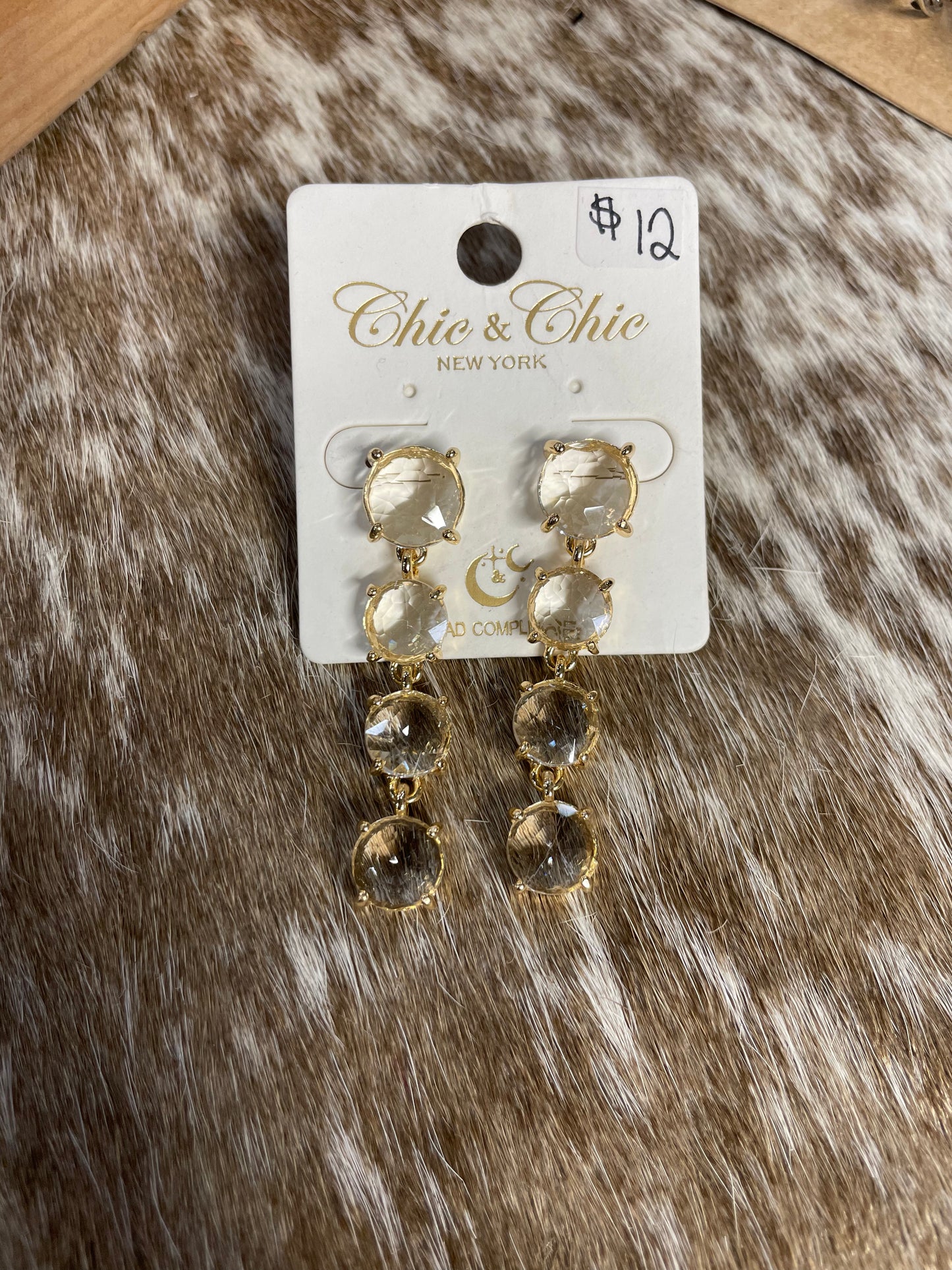 Crystal Clear Earrings