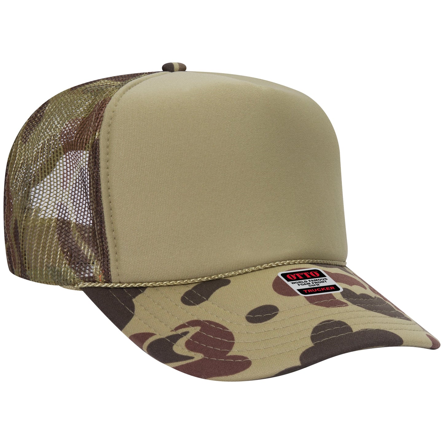 Retro Mascot Trucker Cap | Foam Front with Mesh Back | High Crown