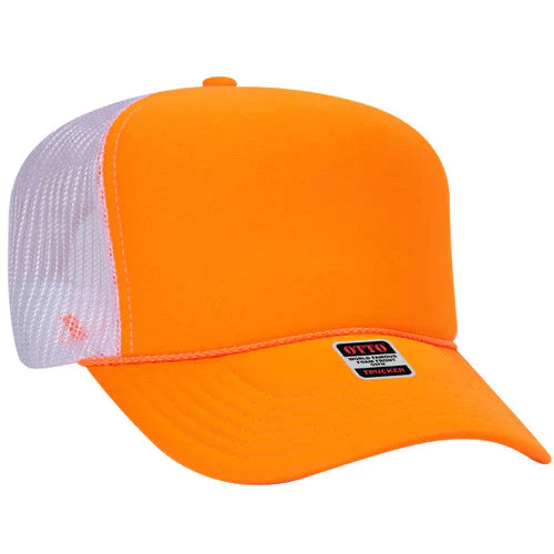 Retro Mascot Trucker Cap | Foam Front with Mesh Back | High Crown