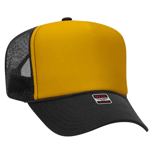 Retro Mascot Trucker Cap | Foam Front with Mesh Back | High Crown