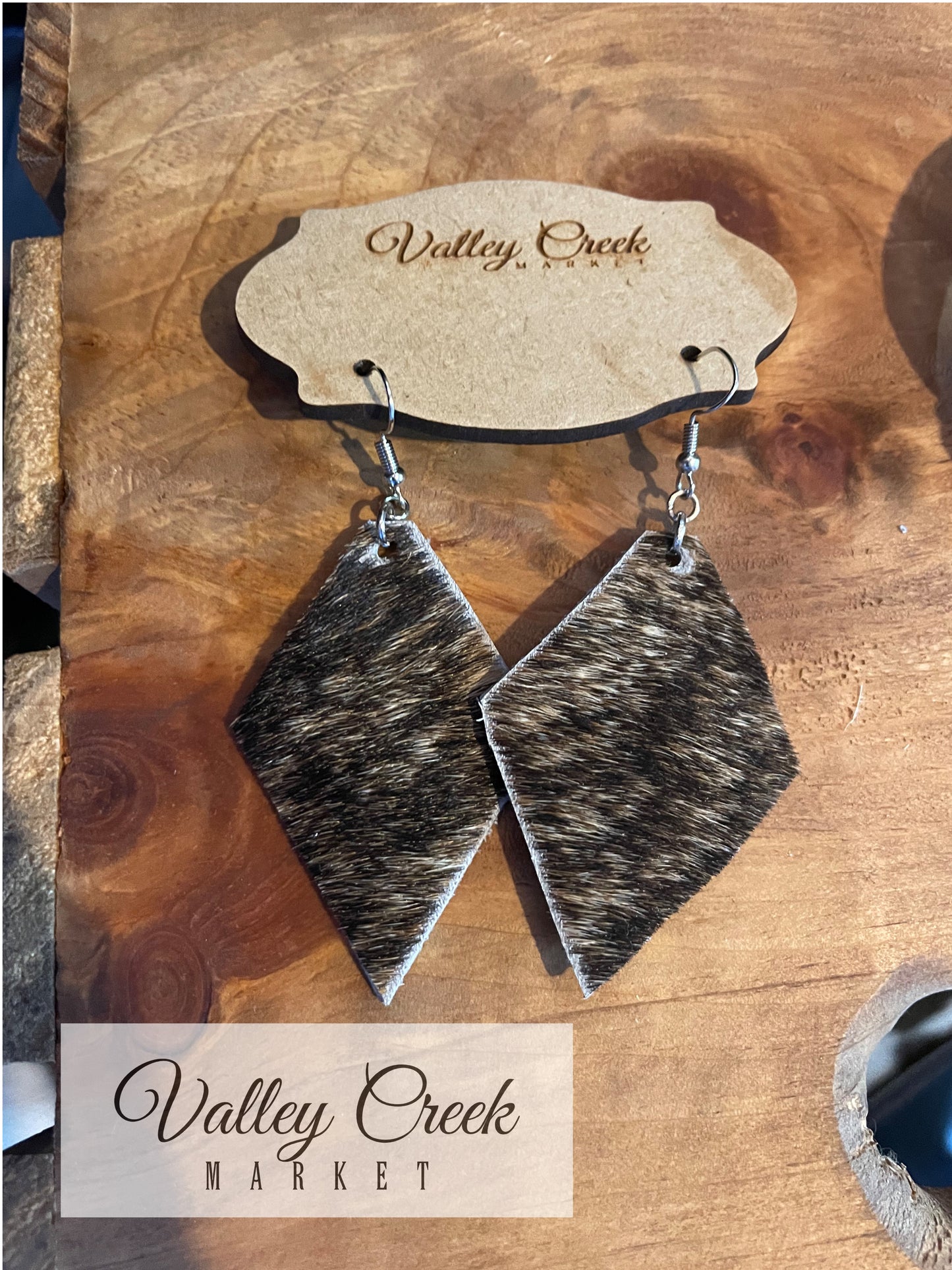 Genuine Cowhide Earrings