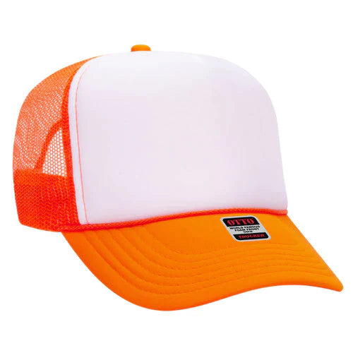 Retro Mascot Trucker Cap | Foam Front with Mesh Back | High Crown