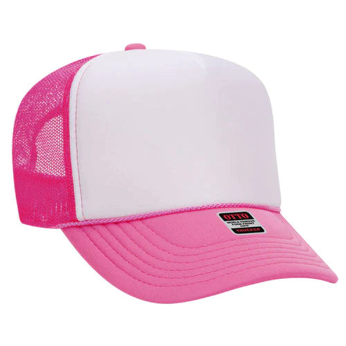 Retro Mascot Trucker Cap | Foam Front with Mesh Back | High Crown