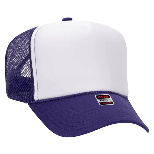Retro Mascot Trucker Cap | Foam Front with Mesh Back | High Crown