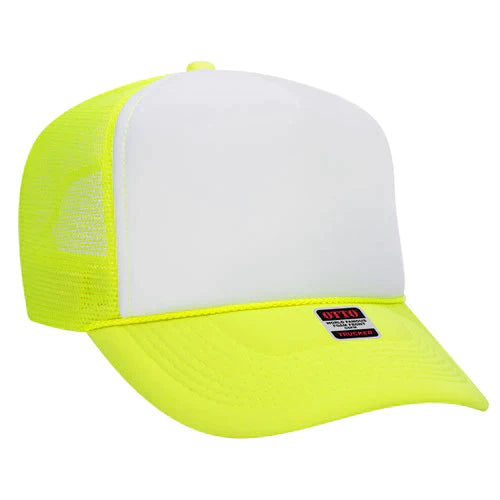 Retro Mascot Trucker Cap | Foam Front with Mesh Back | High Crown