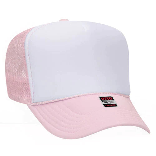 Retro Mascot Trucker Cap | Foam Front with Mesh Back | High Crown
