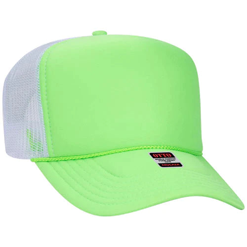 Retro Mascot Trucker Cap | Foam Front with Mesh Back | High Crown
