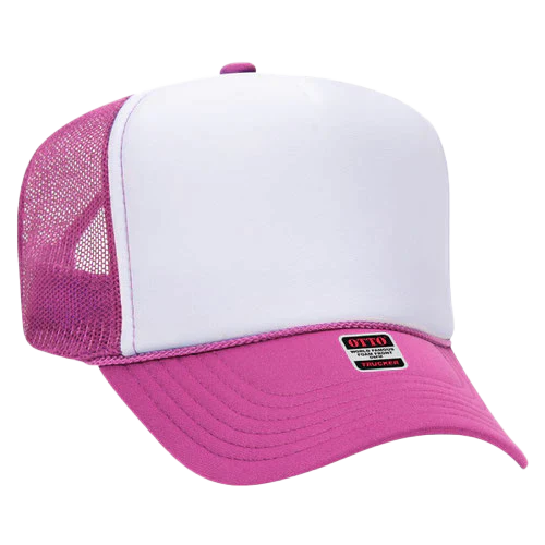 Retro Mascot Trucker Cap | Foam Front with Mesh Back | High Crown
