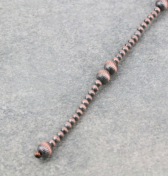 Lariat Graduated Bead Necklace