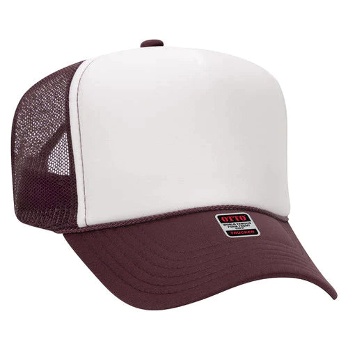 Retro Mascot Trucker Cap | Foam Front with Mesh Back | High Crown