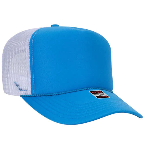 Retro Mascot Trucker Cap | Foam Front with Mesh Back | High Crown