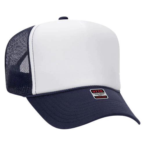 Retro Mascot Trucker Cap | Foam Front with Mesh Back | High Crown