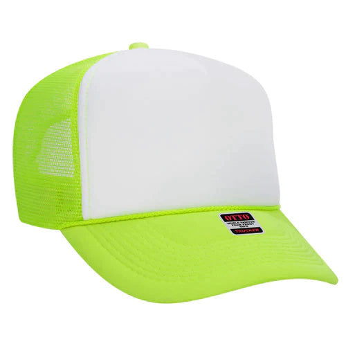 Retro Mascot Trucker Cap | Foam Front with Mesh Back | High Crown
