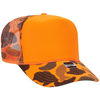 Retro Mascot Trucker Cap | Foam Front with Mesh Back | High Crown