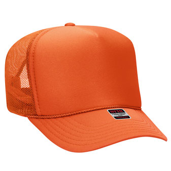 Retro Mascot Trucker Cap | Foam Front with Mesh Back | High Crown