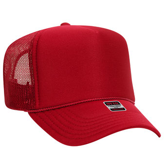 Retro Mascot Trucker Cap | Foam Front with Mesh Back | High Crown