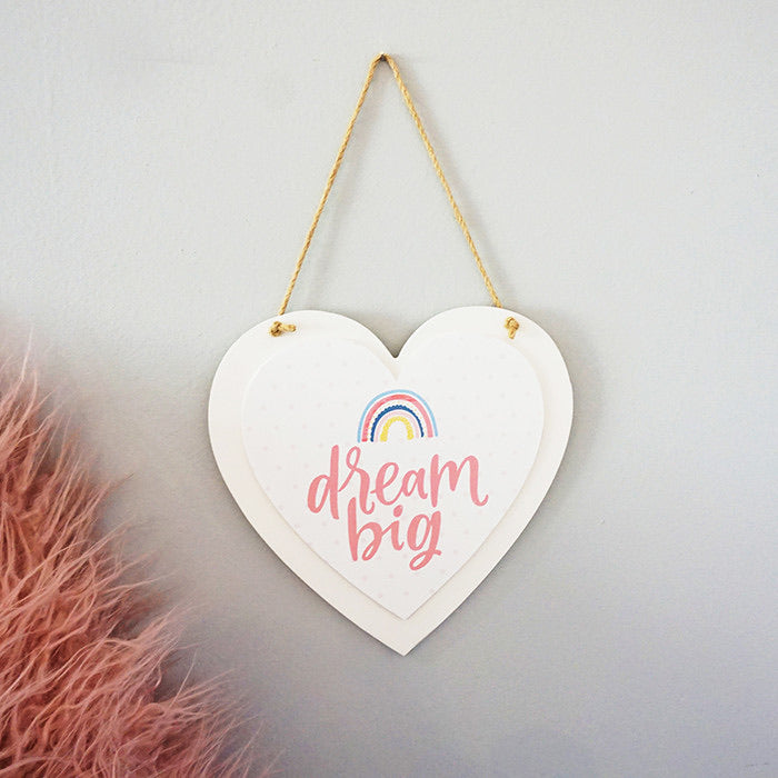 Personalized Hanging Heart Sign