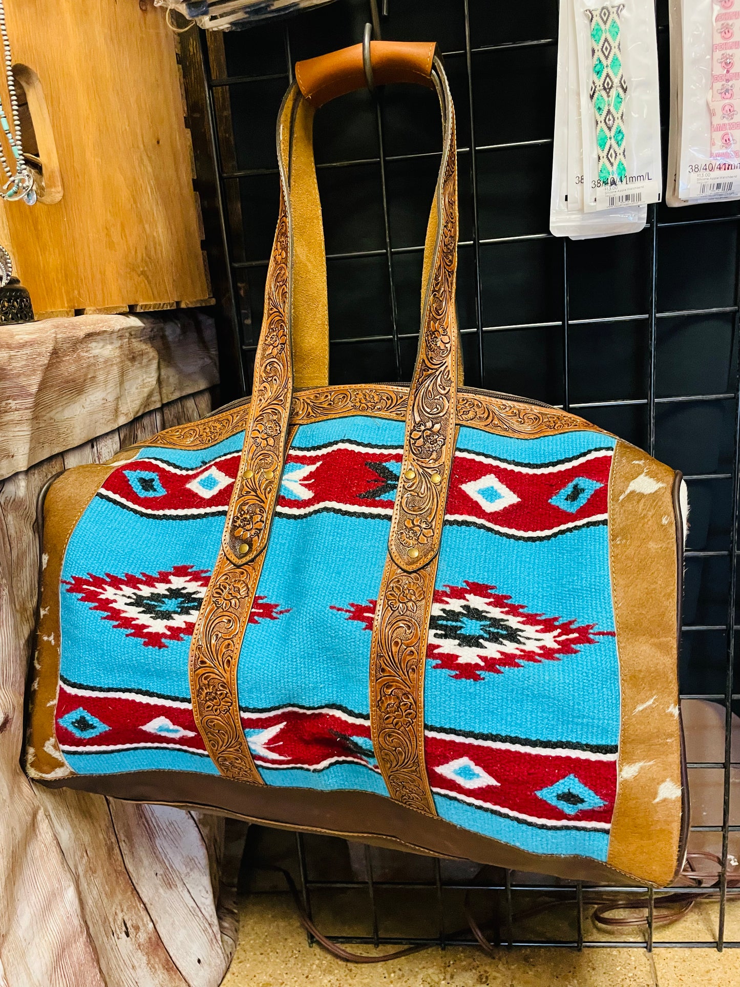 Saddle Blanket Duffle Bag