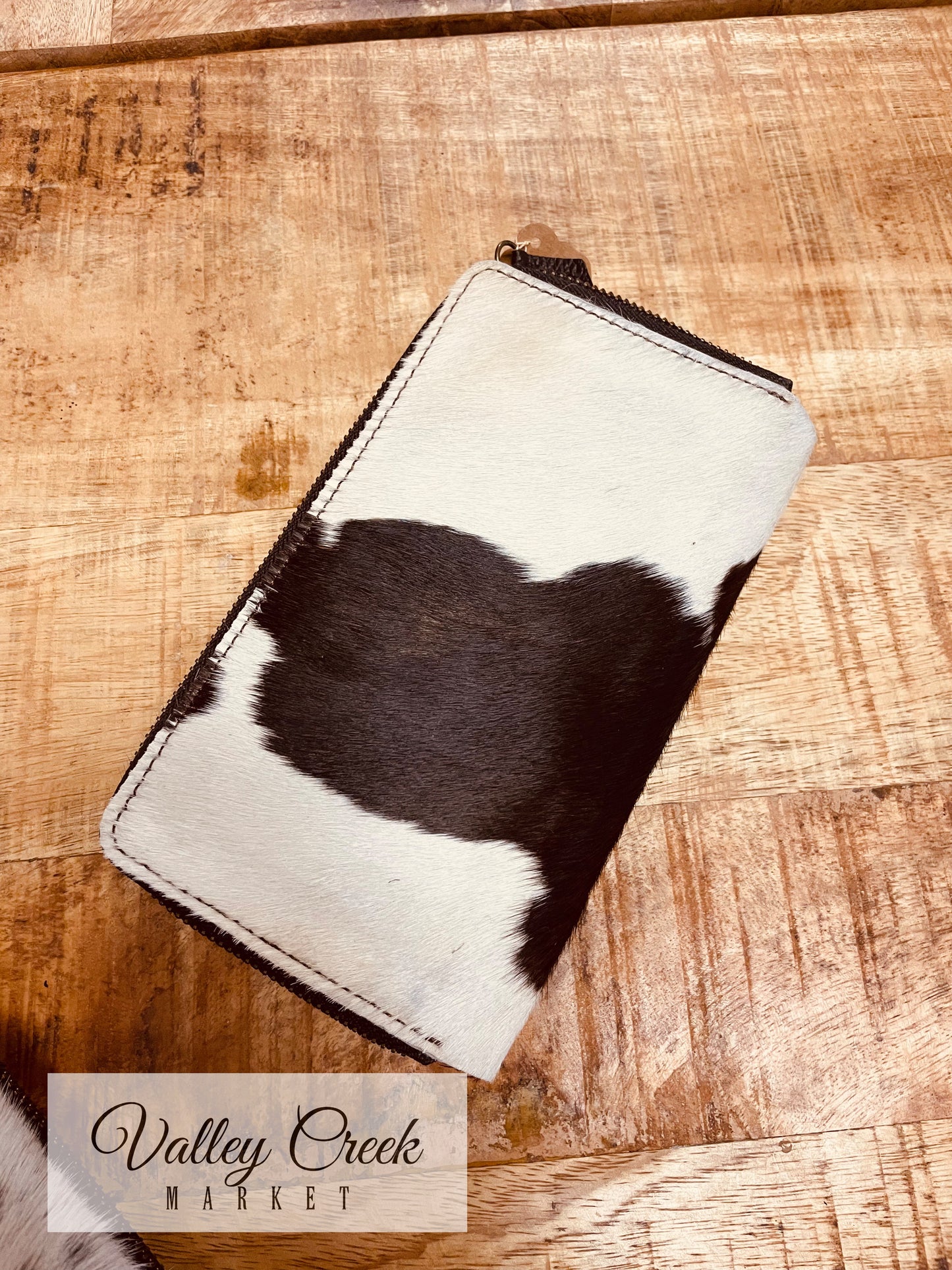 Cowhide Tri-Fold Wallet