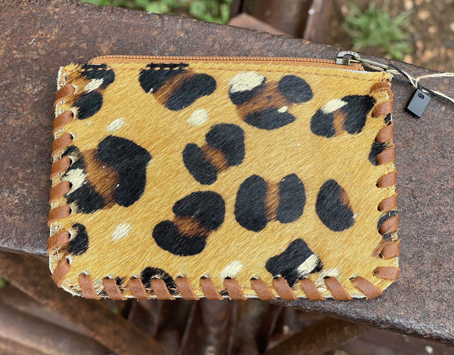 American Darling Cowhide Zipper Card Holder/Coin bag