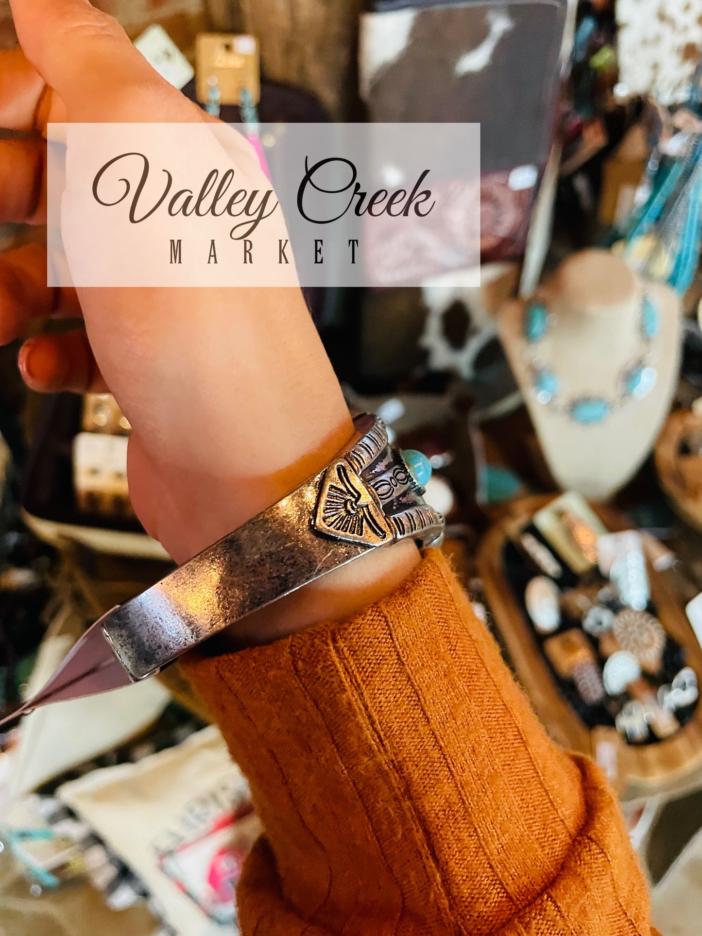 Cactus Engraved Bracelet