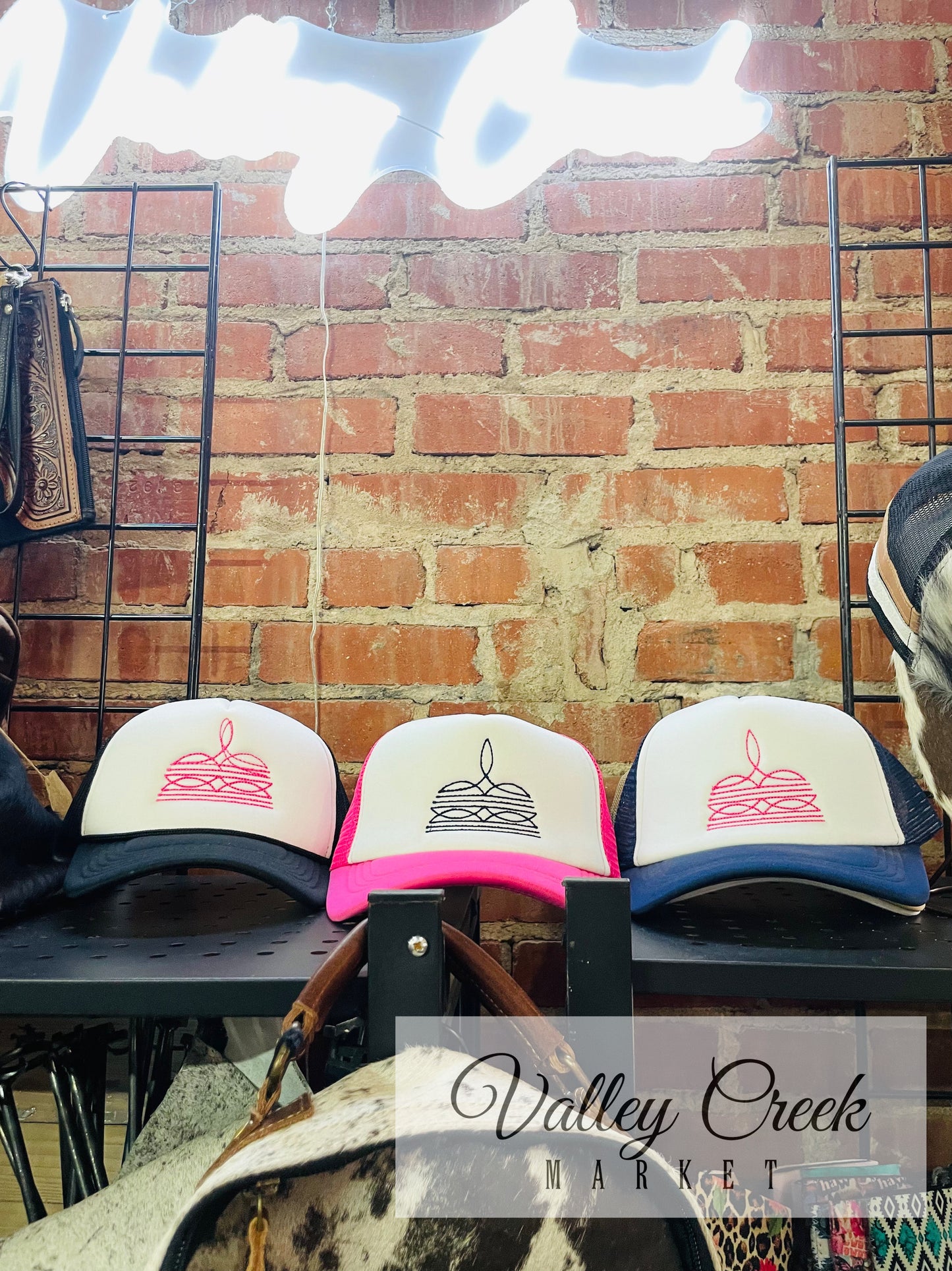 Boot Stitch Trucker Caps