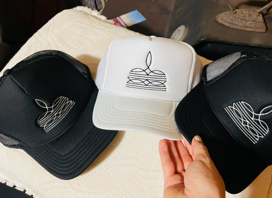 Boot Stitch Trucker Cap