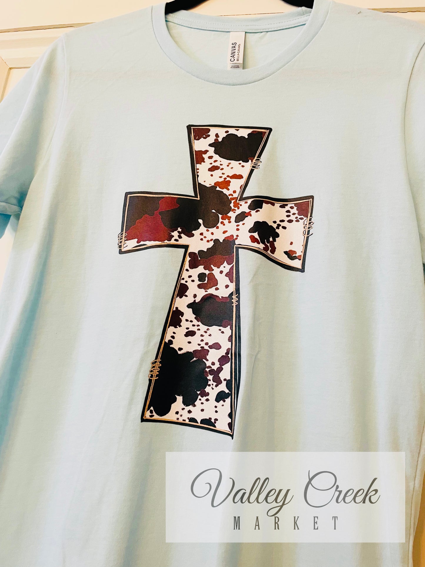Cowprint Cross Graphic Tee