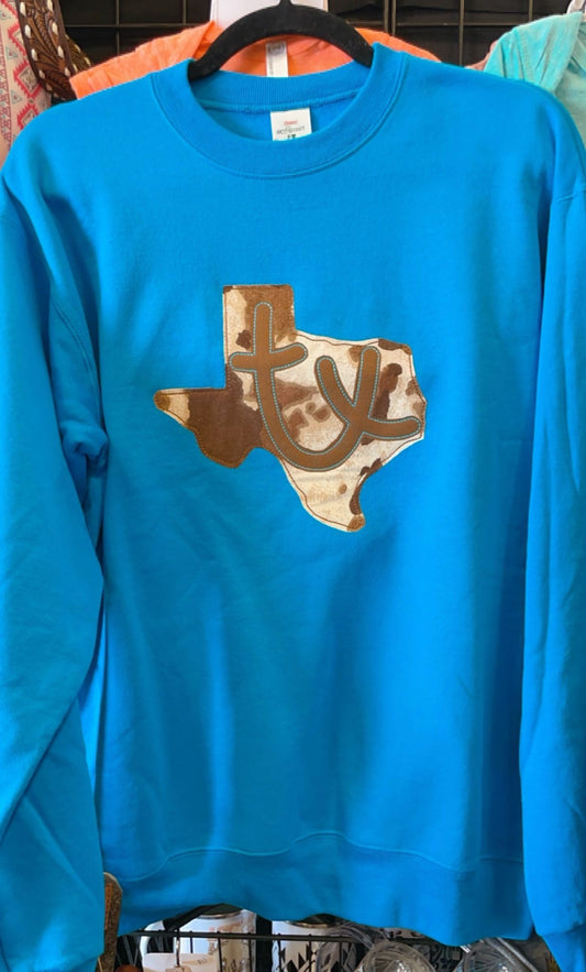 Texas Embroidered Sweatshirt