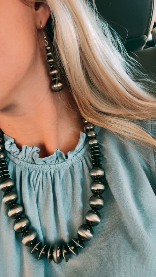 Silver Cowgirl Necklace