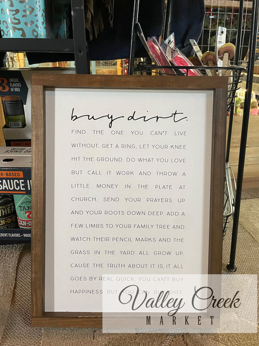 Buy Dirt Wall Decor