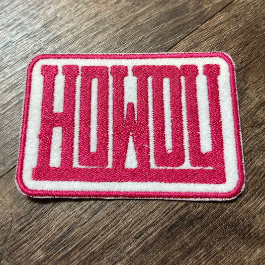 HOWDY patch