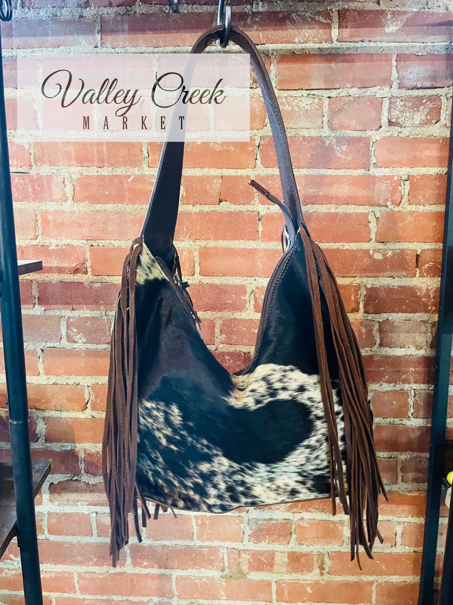 Genuine Cowhide Fringe Purse