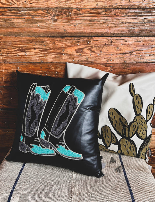 Who’s Boots Pillow-cover