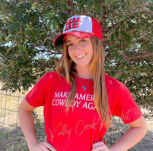 Retro Mascot Trucker Cap | Foam Front with Mesh Back | High Crown