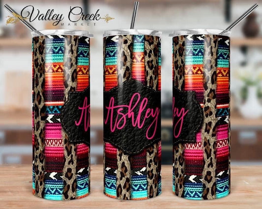 Serape Leopard Drinkware