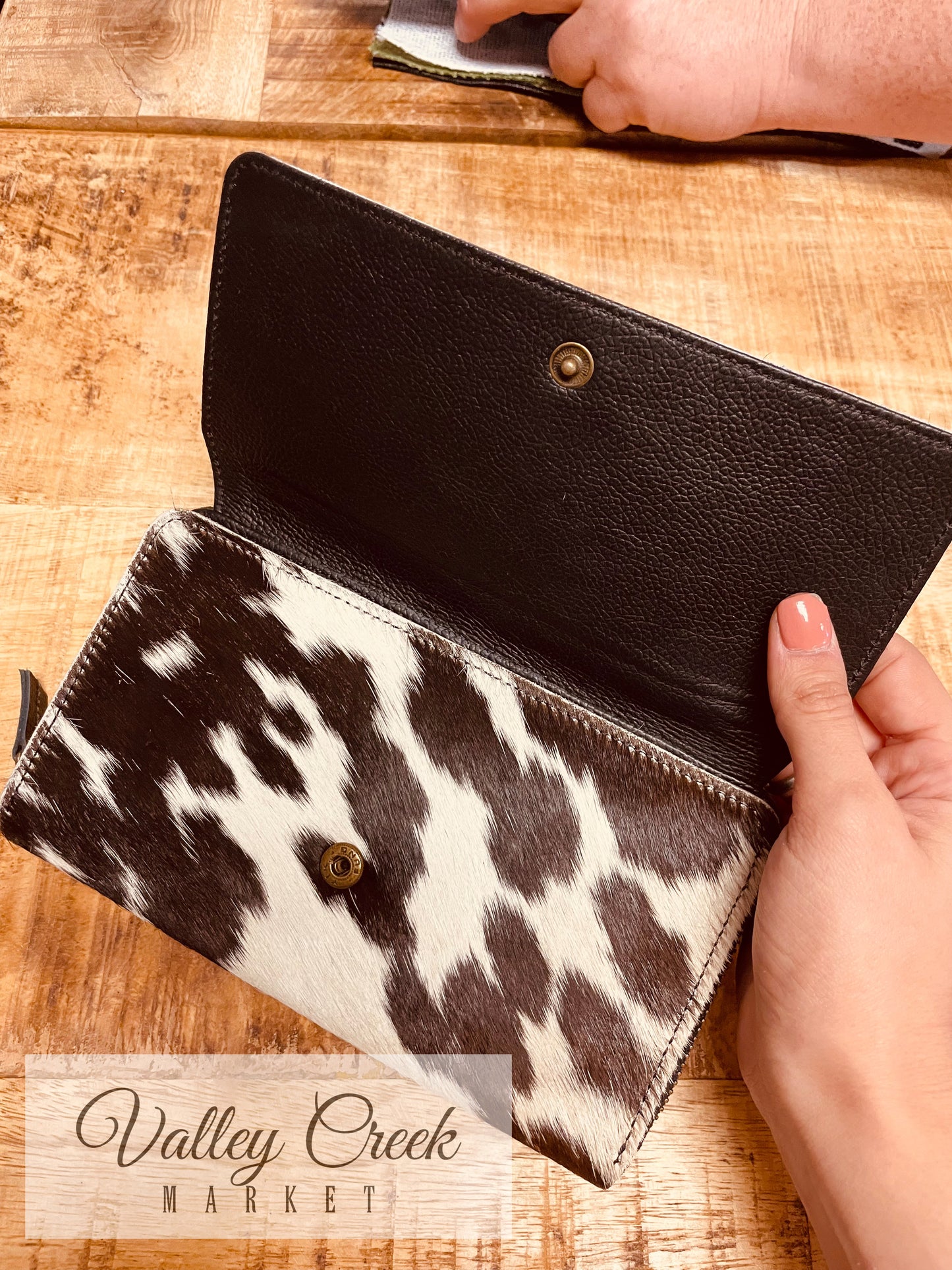 Cowhide Tri-Fold Wallet